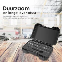 Novalits - Professionele Bit- & Borensets - Schroefverwijderset - 22-delig - HSS Materiaal - Schroefverwijderaar - Uitboorset - Borenset - Schroefbitset - Linkse Tap - Bitset - Metaalborenset - Draadtapset - Versleten Schroeven & Bouten Verwijderen -WerkPro Verkoopwinkel 1200x1200 51