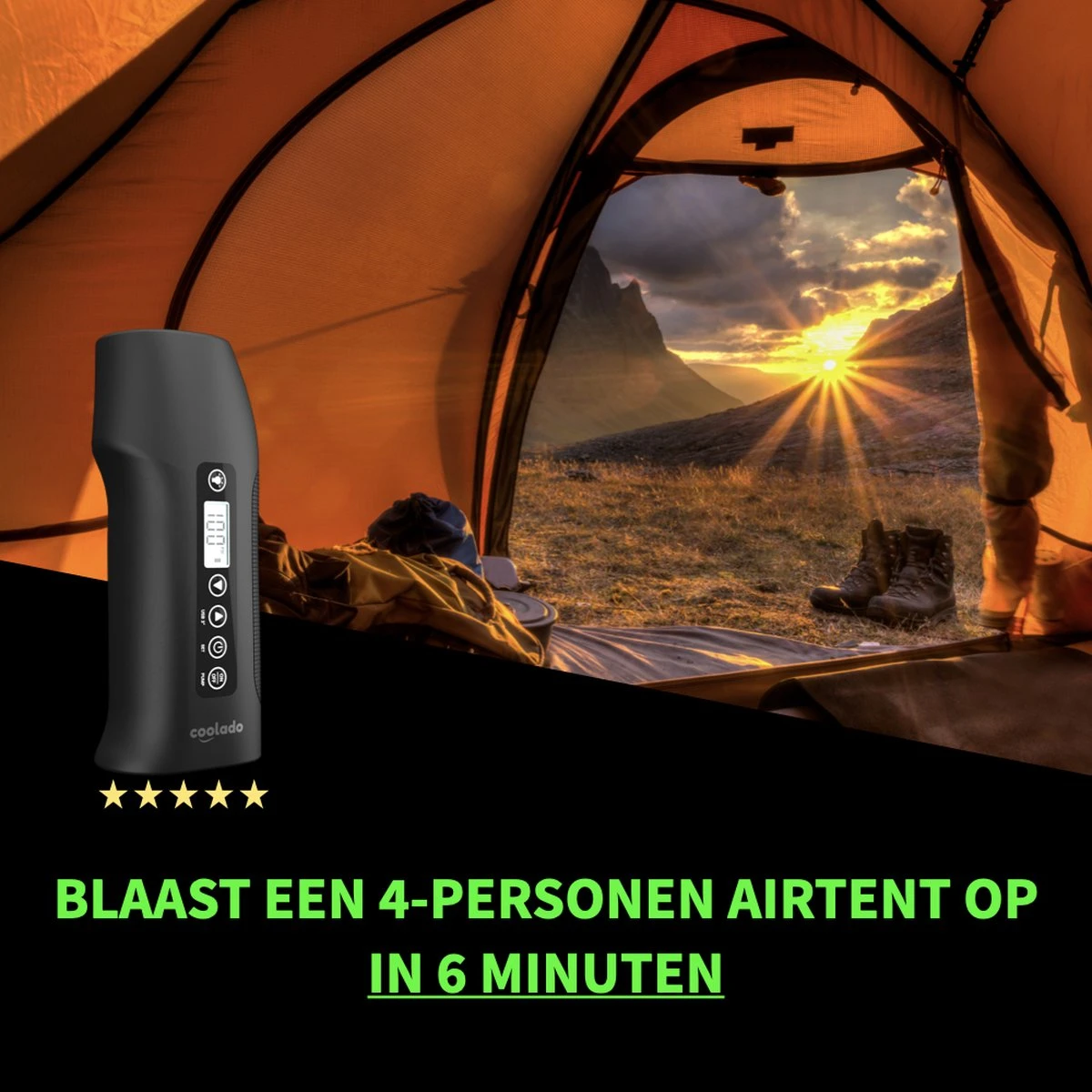 Coolado TPump XL | Draagbare Multifunctionele Mini Compressor | Alle Banden | Ook Voor Luchttenten | Kites En Wing Foils | Elektrische Draadloze Bandenpomp Pompt Fietsband In 12 Seconden | Powerbank. 17 Coolado TPump XL | Draagbare Multifunctionele Mini Compressor | Alle Banden | Ook Voor Luchttenten | Kites En Wing Foils | Elektrische Draadloze Bandenpomp Pompt Fietsband In 12 Seconden | Powerbank. - Afbeelding 15