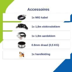 Lasmachine - Elektroden Lasser (MMA) - TIG Lasser - Semi - Automatisch 110V 220V DIY Apparaat - Inclusief Laskap - Doe Het Zelf Voor Beginners - Oranje -WerkPro Verkoopwinkel 1200x1200 565