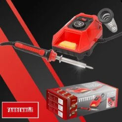 Complete Soldeerset - Soldeerbout Met Soldeerstation Inclusief Tin & Spons - Instelbare Temperatuur - MAX. 500 ºC - 60W -WerkPro Verkoopwinkel 1200x1200 588