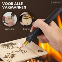 Akamduman Houtbrander Set Voor Pyrografie - 23 Opzetstukken + 2 Soldeerbouten, Inclusief Tas En Temperatuur Instelbaar -WerkPro Verkoopwinkel 1200x1200 591
