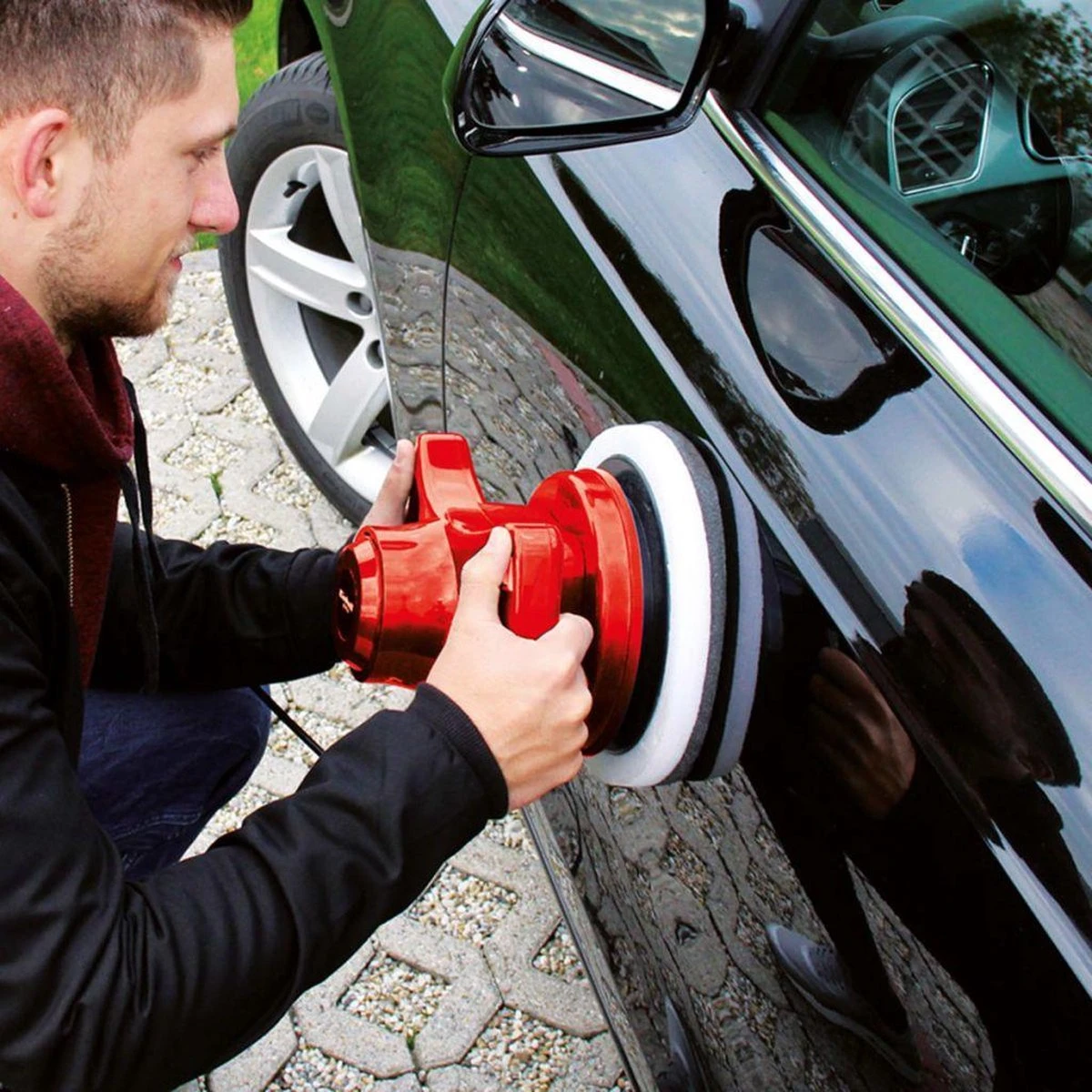 Einhell Auto Polijstmachine CC-PO 90 (aan/uit-schakelaar - Handig En Robuust - 1 Textielpolijstkap En Kunststof Polijstkap Inbegrepen) 10 Einhell Auto Polijstmachine CC-PO 90 (aan/uit-schakelaar - Handig En Robuust - 1 Textielpolijstkap En Kunststof Polijstkap Inbegrepen) - Afbeelding 8