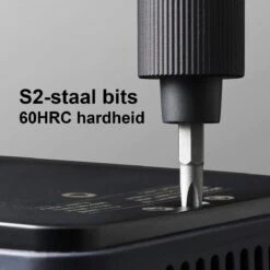 Hoto - Precisie Elektrische Schroevendraaier Set + Magnetische Mat – 25 Bits Hoge Kwaliteit - USB-C Oplaadbaar – Voor Professionele Reparatie - Zwart -WerkPro Verkoopwinkel 1200x1200 89