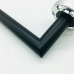 Merkloos Zwarte Deurklink WC Sluiting Met Rozet - Zwarte Deurkruk - Zwarte Klink - Zwart Deurbeslag - Deurklink Zwart -WerkPro Verkoopwinkel 1200x1200 897