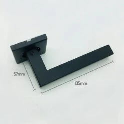 Merkloos Alles Industrieel Zwarte Vierkante Deurklink - Zwarte Vierkante Klink - Zwart Vierkante Deurbeslag - Alles Industrieel -WerkPro Verkoopwinkel 1200x1200 920