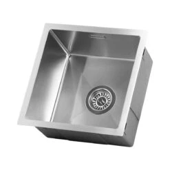 LOMAZOO Spoelbak Keuken Cyllene 40/40 – Spoelbakken Keuken – Wasbak Keuken - RVS