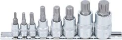 Dopsleutel, Veeltand, XZN, Spline, Multi-torx Doppenset (1/4" + 3/8" + 1/2") 8 Delig BGS 5105 -WerkPro Verkoopwinkel 1200x394 3