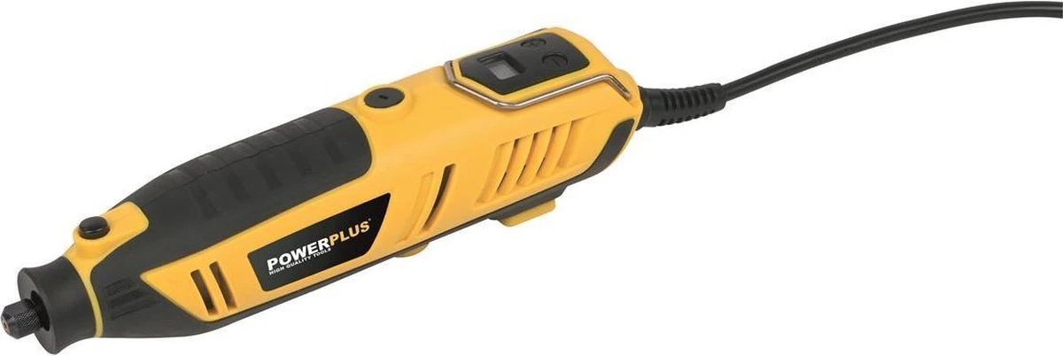 Powerplus POWX1341 Roterende Multitool - Multifunctioneel Gereedschap - 200W - Roterend - Variabele Snelheid - Digitale Display - Incl. Statief, Flexibele As, 2 Opzetstukken, 126 Accessoires En Gereedschapskoffer 5 Powerplus POWX1341 Roterende Multitool - Multifunctioneel Gereedschap - 200W - Roterend - Variabele Snelheid - Digitale Display - Incl. Statief, Flexibele As, 2 Opzetstukken, 126 Accessoires En Gereedschapskoffer - Afbeelding 3