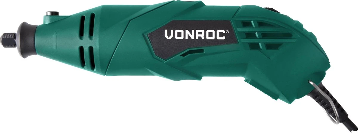 VONROC Multitool – Roterend – 160W – Flexibele As – Incl. 232-delige Accessoire Set & Opbergtas 4 VONROC Multitool – Roterend – 160W – Flexibele As – Incl. 232-delige Accessoire Set & Opbergtas - Afbeelding 2