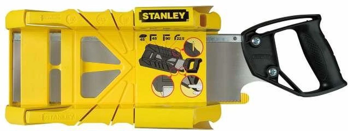STANLEY Verstekbak Met Kapzaag - 350 Mmx 14x Mmx 95 Mm - Kunststof 6 STANLEY Verstekbak Met Kapzaag - 350 Mmx 14x Mmx 95 Mm - Kunststof - Afbeelding 4