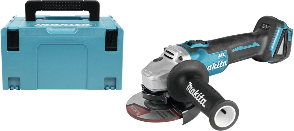 Makita Haakse Slijper - DGA504ZJ - 18V - 125 Mm - Losse Body (geleverd Zonder Accu En Lader) 15 Makita Haakse Slijper - DGA504ZJ - 18V - 125 Mm - Losse Body (geleverd Zonder Accu En Lader) - Afbeelding 13