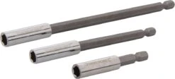 Silverline Magnetische Schroevendraaier Bithouder Set - 60, 100 En 150 Mm - 3 Delig