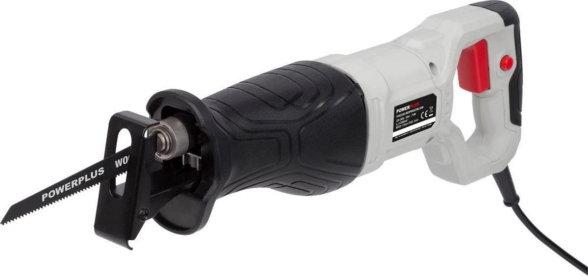 Powerplus POWC2060 Reciprozaag - Elektrische Schrobzaag - 710W - Compact En Met Snelwisselsysteem - Incl. 2 Zaagbladen - Reciprozaagbladeren Voor Hout En Metaal 7 Powerplus POWC2060 Reciprozaag - Elektrische Schrobzaag - 710W - Compact En Met Snelwisselsysteem - Incl. 2 Zaagbladen - Reciprozaagbladeren Voor Hout En Metaal - Afbeelding 5