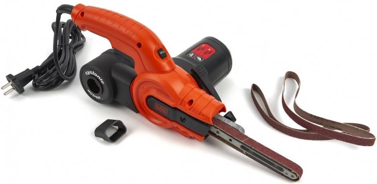 Black & Decker BLACK+DECKER KA900E-QS Bandschuurmachine - 350W - Powerfile Met Cyclonic Action Stofopvang 15 Black & Decker BLACK+DECKER KA900E-QS Bandschuurmachine - 350W - Powerfile Met Cyclonic Action Stofopvang - Afbeelding 13