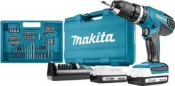 Makita HP457DWE10 Klopboor-/Schroefmachine -18 V - Met 74-Delige Accesoireset -WerkPro Verkoopwinkel 1200x593 1