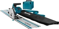 Makita DSP600ZJ2 Accu Invalzaag LXT 2x18V - Geleiderail En Tas - Zonder Accu's En Lader -WerkPro Verkoopwinkel 1200x598