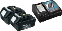 Makita Y-00197 18V Li-Ion Accu Starterset (2x 3.0Ah) + Lader