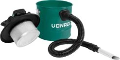 VONROC Accu Aszuiger VPower 20V – 12L Reservoir – HEPA-filter - Incl. 2.0Ah Accu En Snellader -WerkPro Verkoopwinkel 1200x606 1