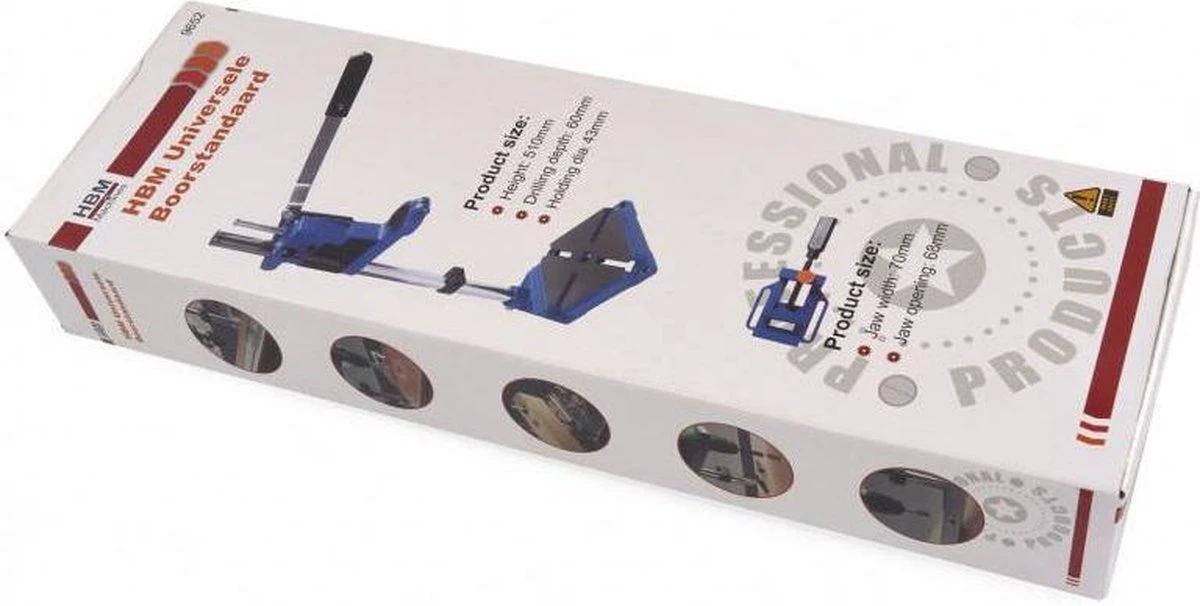 HBM Universele Boormachine Standaard Metboorklem 8 HBM Universele Boormachine Standaard Metboorklem - Afbeelding 6