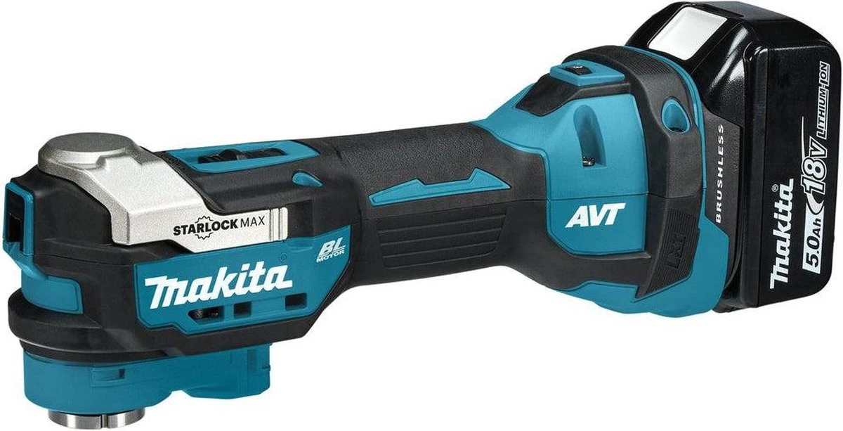 Makita DTM52RTJX2 Accu Multitool 18V 5.0Ah Li-ion In Mbox 4 Makita DTM52RTJX2 Accu Multitool 18V 5.0Ah Li-ion In Mbox - Afbeelding 2