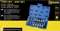 Benson Torx - Bit - & Doppen Set - 30 Delig -WerkPro Verkoopwinkel 1200x623 8