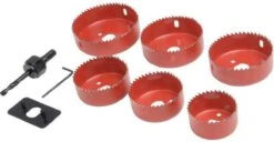 Benson Gatenzaag Set 51, 60, 64, 70, 76 En 89 Mm - 9 Delig