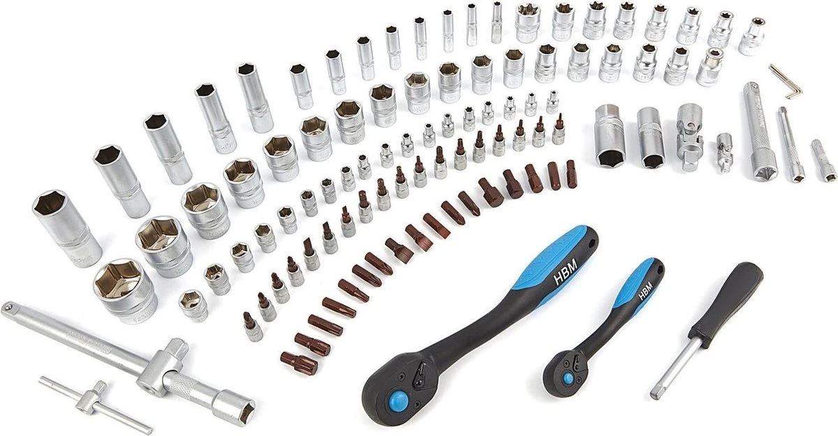 108 Delige Professionele Doppenset Met Premium Ratels 8 108 Delige Professionele Doppenset Met Premium Ratels - Afbeelding 6