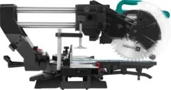 VONROC Compacte Afkortzaag - Kapzaag - Verstekzaag 2200W - Ø216mm – 5200 /min – Demonteerbare Verstekarm - Trekfunctie - Verstelbare Tafelverbreders – Kantelbaar (0-45°) – Lengtestop – Diepteregeling - Laser & LED – Incl. Zaagblad & Werkstukklem -WerkPro Verkoopwinkel 1200x631 4