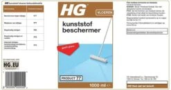 HG Kunststofbeschermer (product 77) - 1L - Beschermt Tegen Slijtage En Krassen - Geschikt Voor O.a. Pvc, Gietvloeren En Linoleum -WerkPro Verkoopwinkel 1200x632 3