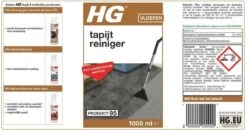 HG Tapijtreiniger (product 95) - 1L - Vuilafstotend Effect - Ook Geschikt Voor Bekleding 13 HG Tapijtreiniger (product 95) - 1L - Vuilafstotend Effect - Ook Geschikt Voor Bekleding -WerkPro Verkoopwinkel 1200x633 6