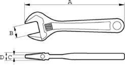 Bahco 8071 80-serie Verstelbare Moersleutel - 27mm - 205mm -WerkPro Verkoopwinkel 1200x634 2