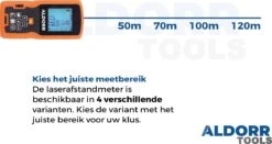 ALDORR Tools - Professionele Laserafstandmeter - 70 Meter Bereik - Uitgebreide Meetopties -WerkPro Verkoopwinkel 1200x637 5