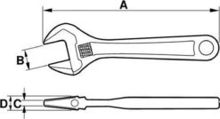 Bahco 8071 80-serie Verstelbare Moersleutel - 27mm - 205mm -WerkPro Verkoopwinkel 1200x651 4