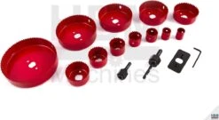 HBM- 16 Delige Gatzagenset- Gatenzaag Set - In Handig Koffertje -WerkPro Verkoopwinkel 1200x657
