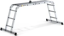 Panthera - Vouwladder 4 X 3 Treden Met Platform - Multifunctionele Ladder - Lichtgewicht Aluminium -WerkPro Verkoopwinkel 1200x673 6