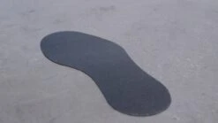 Voetstap - Links - Oranje 100 X 300 Mm Anti-slip-vloersticker -WerkPro Verkoopwinkel 1200x674 45