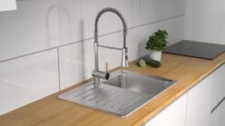 SCHÜTTE Cornwall Design Keukenkraan - Mengkraan - Draaibare Uitloop Met Spiraalveer - Chroom -WerkPro Verkoopwinkel 1200x675 53