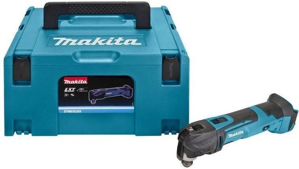 Makita DTM51ZJ 18V Li-Ion Accu Multitool Body In Mbox - Snelwissel 4 Makita DTM51ZJ 18V Li-Ion Accu Multitool Body In Mbox - Snelwissel - Afbeelding 2