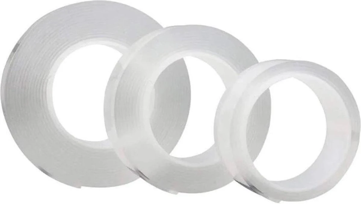 Merkloos 3 Meter - Magic Tape - Nano Tape - Herbruikbaar - Dubbelzijdig Plakband - Magic Nanotape - Montage - Gekko Grip 9 Merkloos 3 Meter - Magic Tape - Nano Tape - Herbruikbaar - Dubbelzijdig Plakband - Magic Nanotape - Montage - Gekko Grip - Afbeelding 7