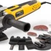 Powerplus POWX1347MC Oscillerende Multitool - Multifunctioneel Gereedschap - 300W - Oscillerend - Variabele Snelheid - Snelwisselsysteem - Stofafzuiging - Incl. Aluminium Opbergkoffer En 36 Accessoires - Schuren, Zagen, Snijden En Polieren