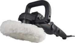 FERM Professionele Poetsmachine /polijstmachine Set – Constant Speed Electronics – 180mm 1400W – 4m Rubberen Kabel - Variabele Snelheid – Inclusief 2 Polijstschijven, Steunschijf En Opbergtas -WerkPro Verkoopwinkel 1200x690 2