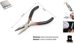 Bob Online ™ - 4 Stuks Setje – Sieraden Maken Tang Setje – 1 X Rondbektang + 1 X Kniptang + 1 X Platbektang + 1 X Messing Ring – Jewelry Making Pliers Set – 1 X Round Nosed Pliers + 1 X Side Cutters + 1 X Flat Nosed Pliers + 1 X Jump Ring Tool -WerkPro Verkoopwinkel 1200x692 8