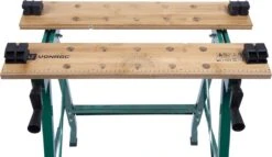 VONROC Werkbank – Voorzien Van Bamboe Werkblad – Opvouwbaar & Belastbaar Tot 150kg -WerkPro Verkoopwinkel 1200x696 5