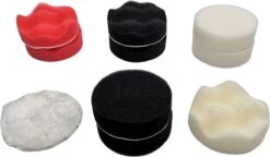 Polijstset Van Ø80 Mm 12 Delige Polijstschijven Set Met Velcro Steunschijf M10 Aansluiting Voor Polijstmachine En Boormachine Adapter Voor O.a. Auto En Koplampen -WerkPro Verkoopwinkel 1200x702 1