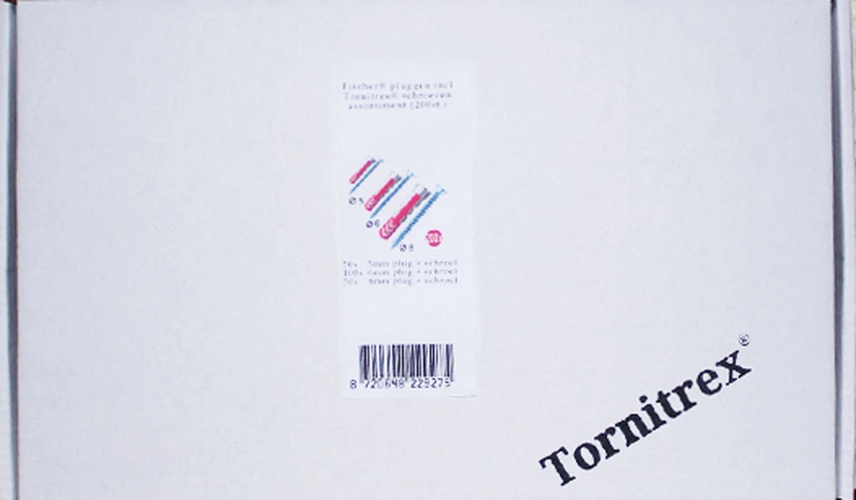 Fischer Pluggen En Schroeven Set | Tornitrex | Duopower | 400 Delig - 200 Sets 5 Fischer Pluggen En Schroeven Set | Tornitrex | Duopower | 400 Delig - 200 Sets - Afbeelding 3