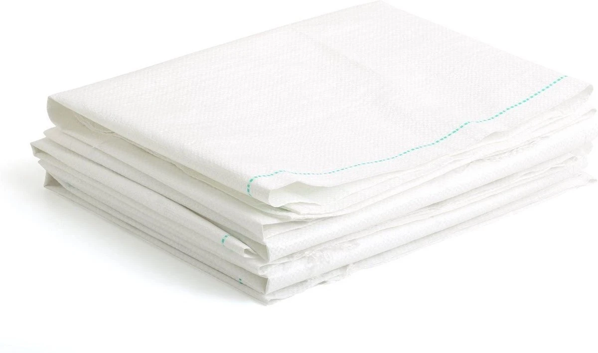 10x Kunststof Puinzakken - 50x80 Cm 4 10x Kunststof Puinzakken - 50x80 Cm - Afbeelding 2