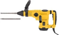 Powerplus POWX1190 Breekhamer - Boorhamer - Hamerboor En Beitel - 1600W - 25 Joule - SDS Max - Variabele Snelheid - Trilling Reductie - Incl. Gereedschapskofferkoffer En 2 Beitels - Voor Beton En Steen -WerkPro Verkoopwinkel 1200x712