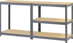 Avasco Opbergrek/ Stellingkast Strong 175 Gegalvaniseerd - 875 Kg Draagkracht - 180x120x40 Cm -WerkPro Verkoopwinkel 1200x713 15