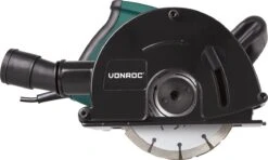 VONROC Muurfrees – Sleufmachine – 1700W – Ø150MM – Incl. 6 Stuks Diamantschijven & Opbergtas -WerkPro Verkoopwinkel 1200x719 1