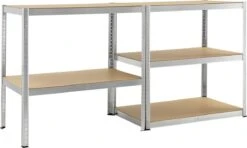 Stellingkast / Magazijnrek - Basic - 200 X 100 X 60 Cm -WerkPro Verkoopwinkel 1200x720 8